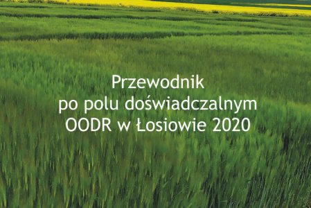 Realizacja Planu Operacyjnego KSOW 2020-2021 w zakresie SIR – operacja własna pn. ”Przewodnik po polu doświadczalnym OODR w Łosiowie 2020”