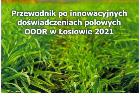 „Przewodnik po innowacyjnych doświadczeniach polowych OODR w Łosiowie 2021”